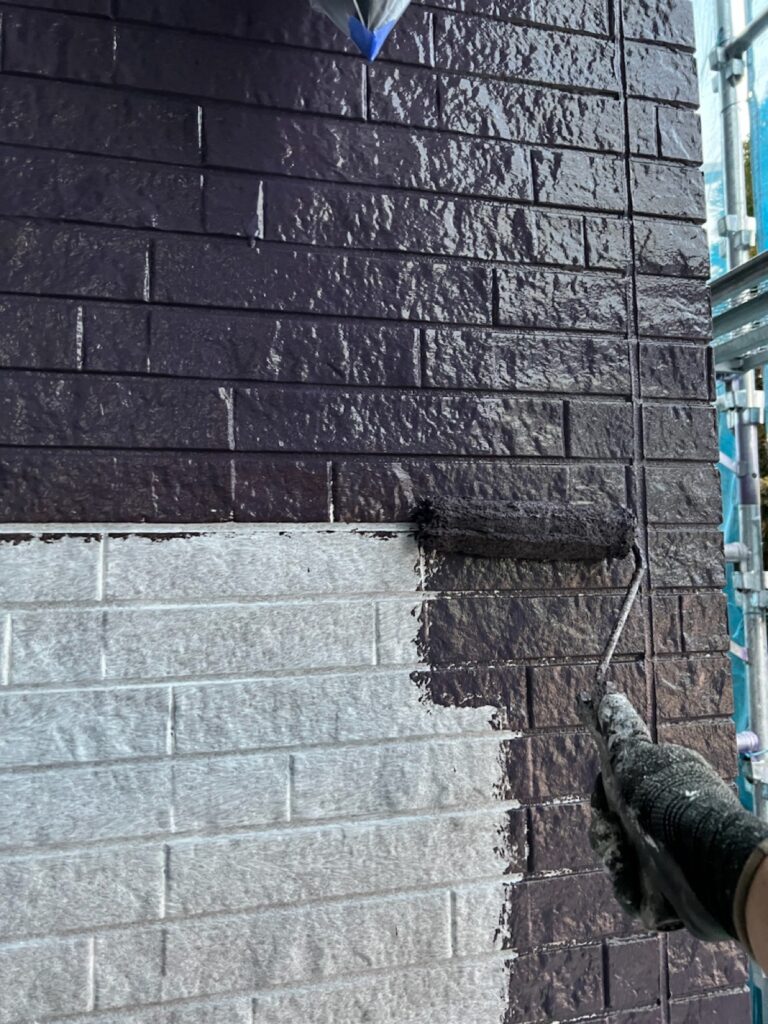外壁中塗り（１F）