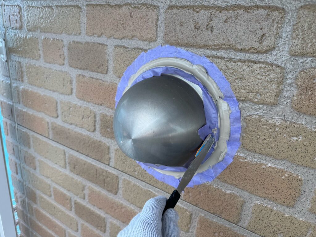 コーキング：コーキングならし