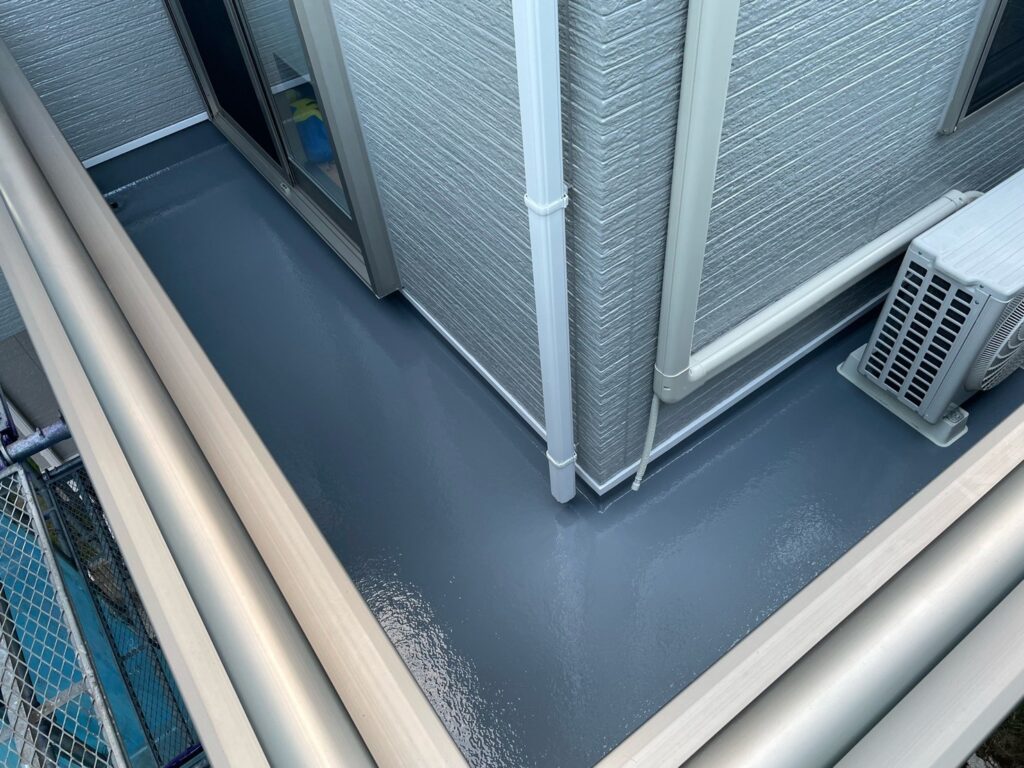 施工完了：ベランダ（FRP）