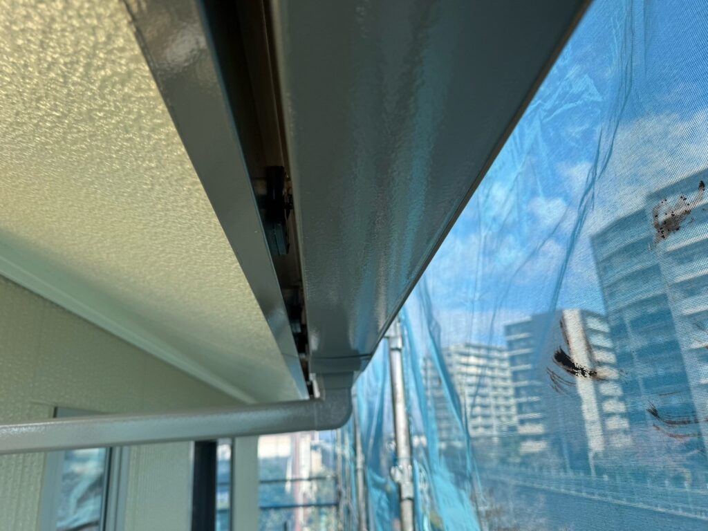 雨樋・鼻隠し上塗り（完了）