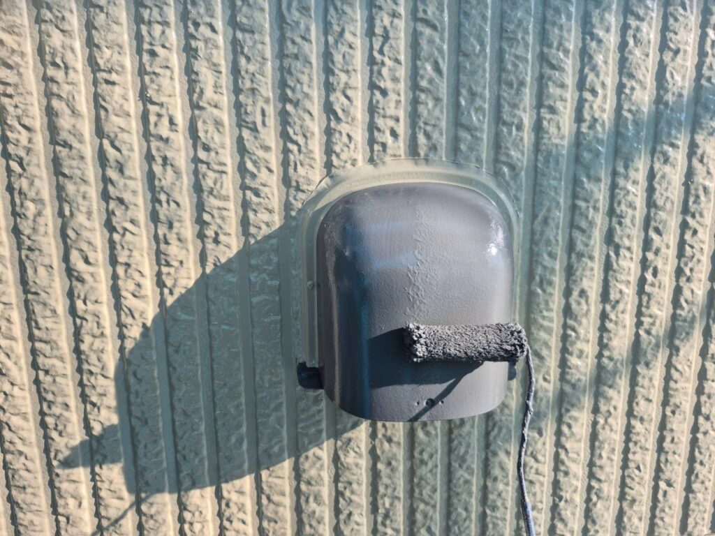 換気フード上塗り