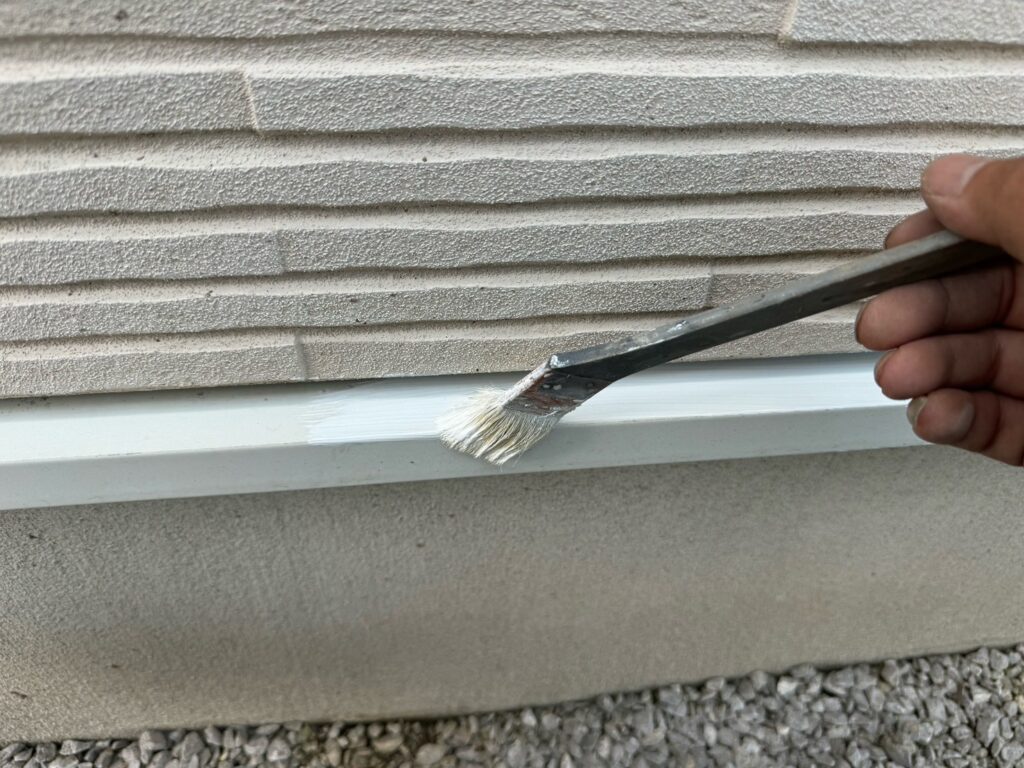 水切り下塗り（さび止め）