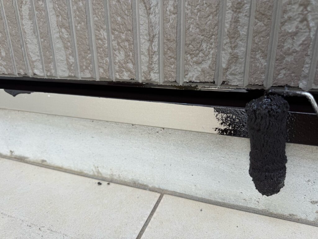 水切り下塗り（さび止め）