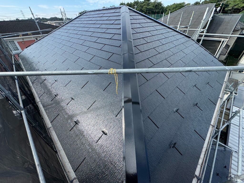 施行完了：屋根<br />
（東・北面）