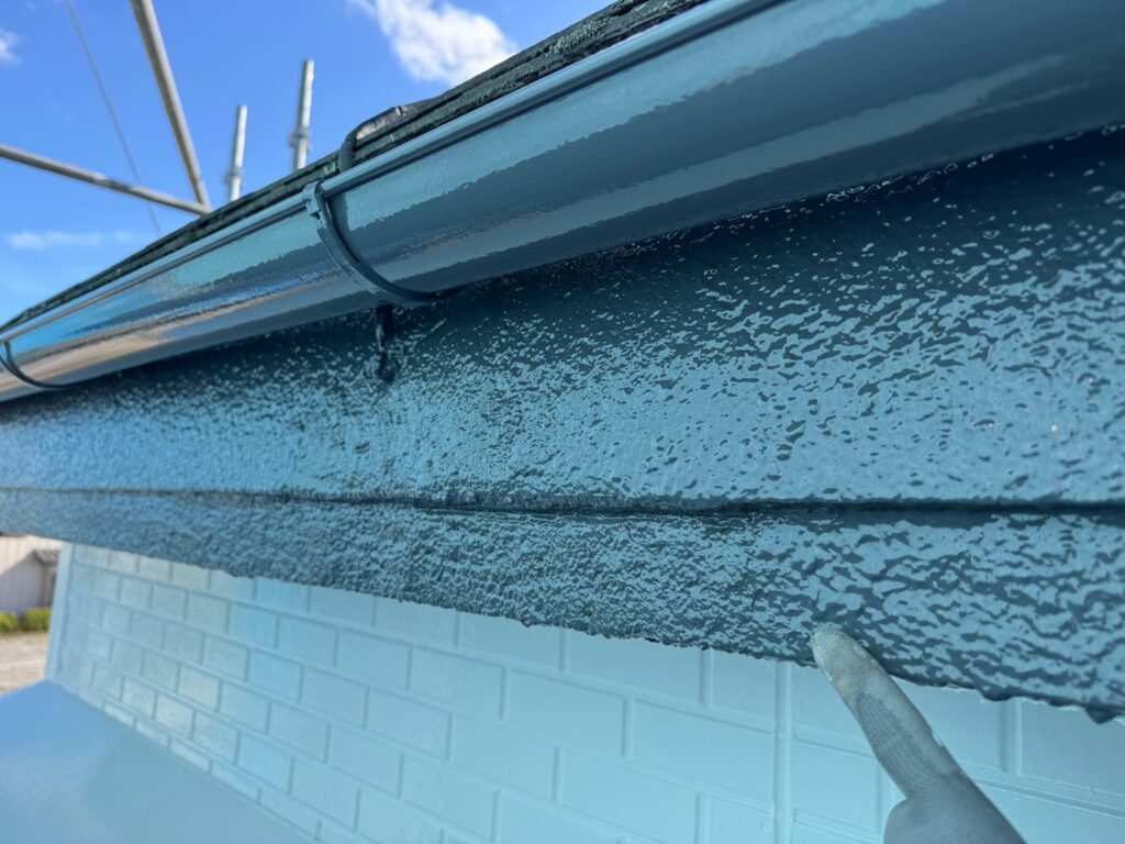 施工完了：雨どい・鼻隠し