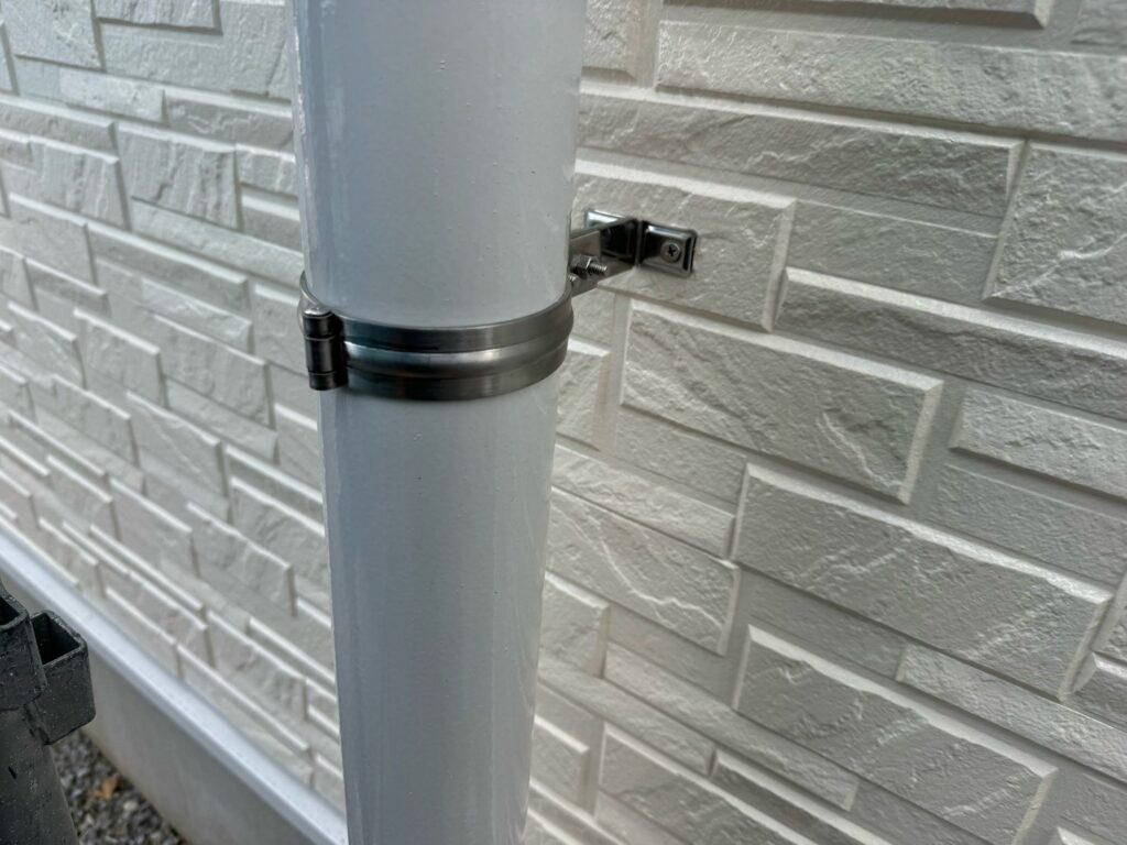 施工完了：塩ビ管