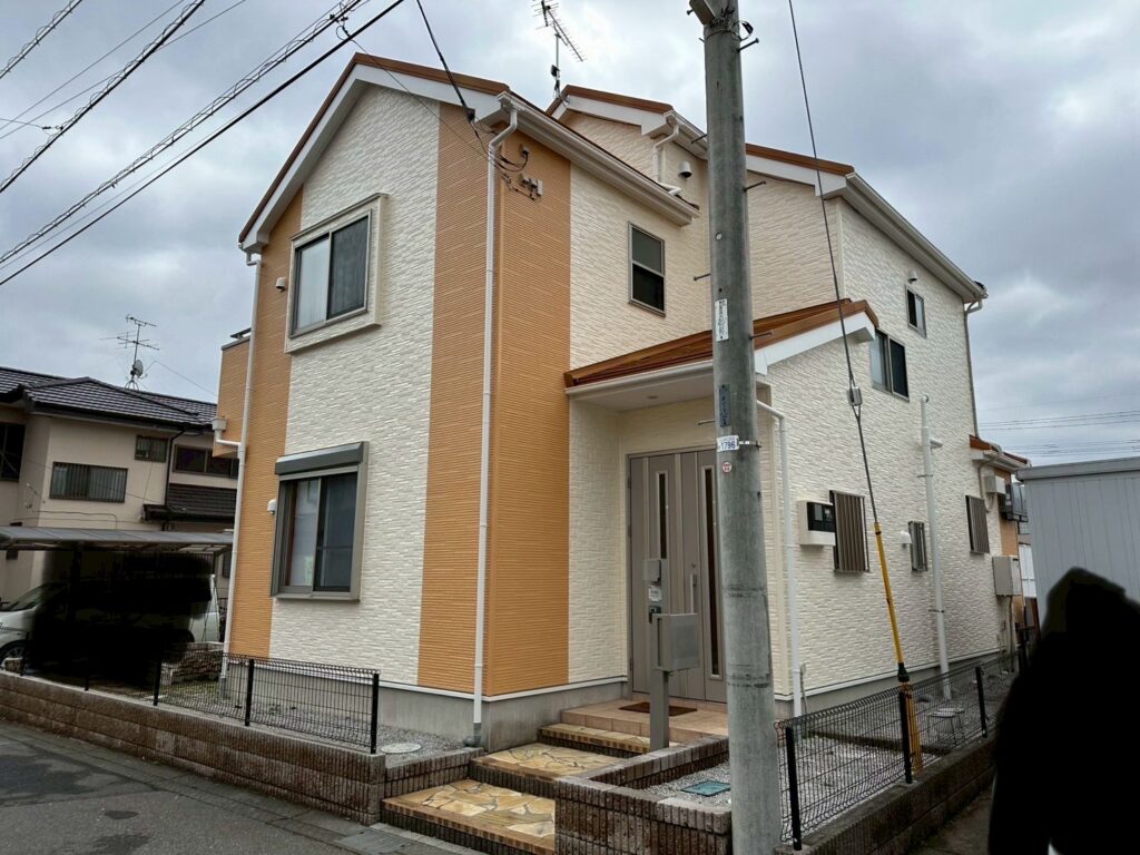 【洋風仕上げ】つくば市　M様邸　外壁塗装リフォーム工事