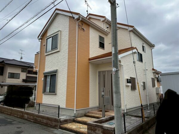【洋風仕上げ】つくば市　M様邸　外壁塗装リフォーム工事