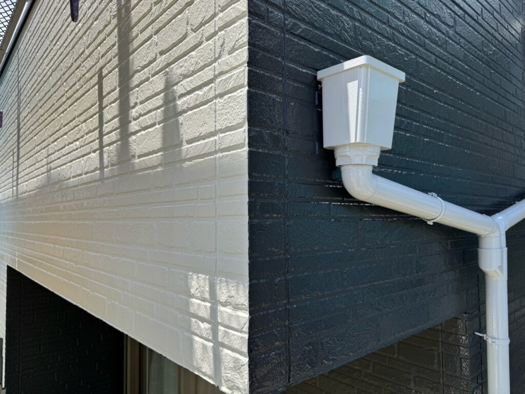 施工完了：外壁<br />
（色分け）