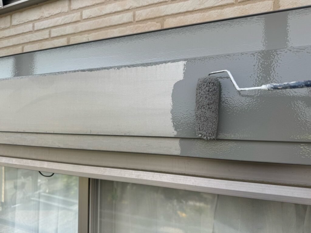 シャッターBOX中塗り