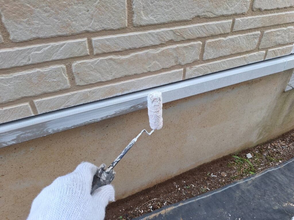 水切り下塗り（さび止め）