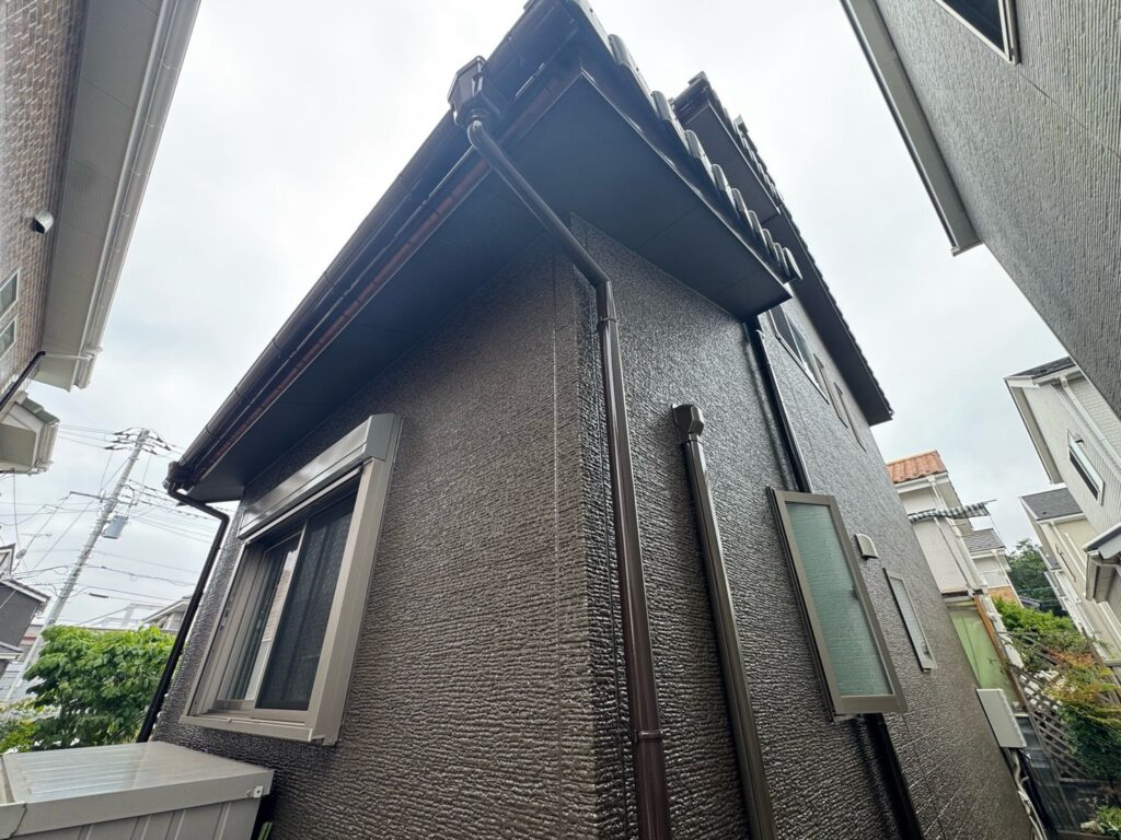 施工完了：外壁<br />
