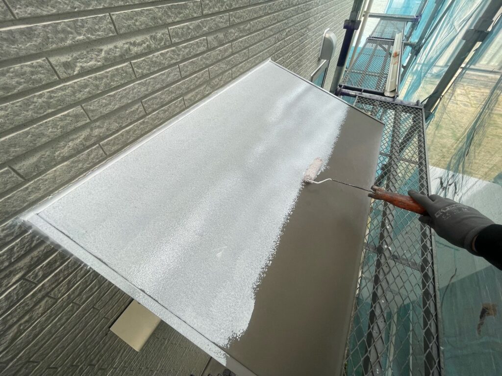 霧除け：下塗り（さび止め）