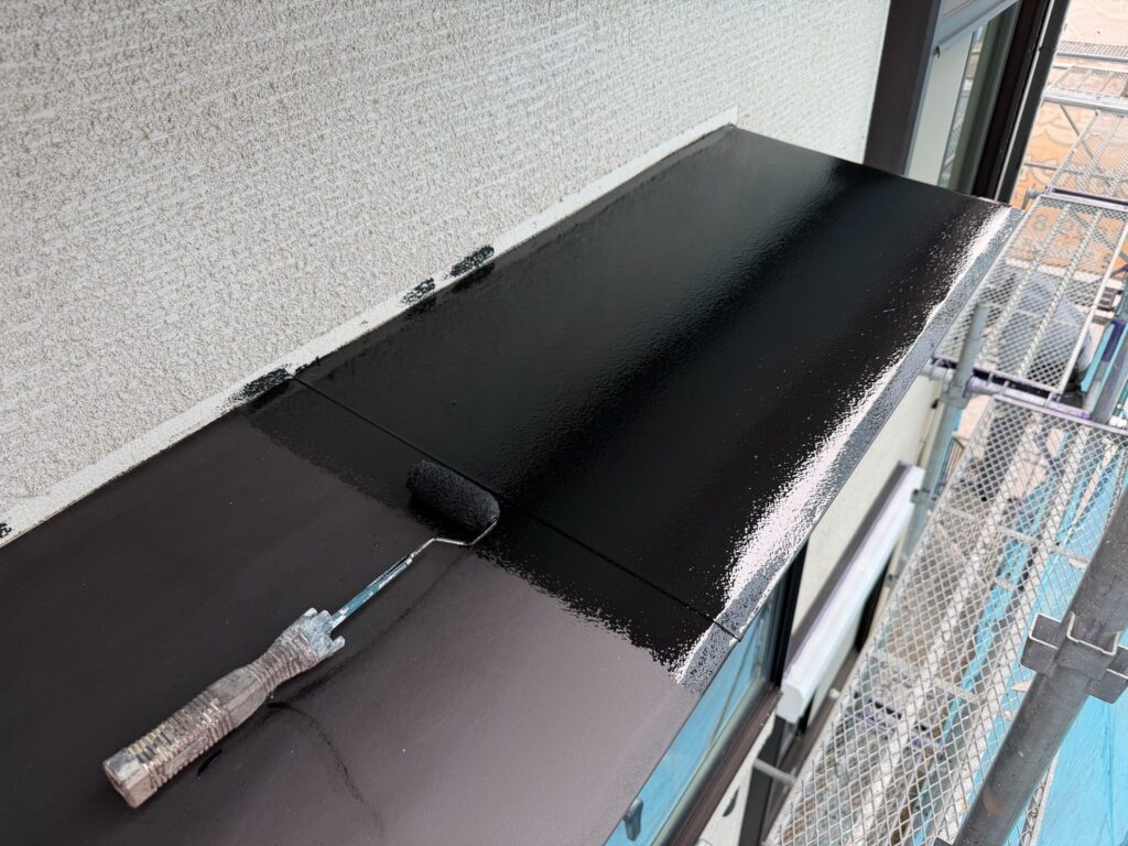 霧除け中塗り