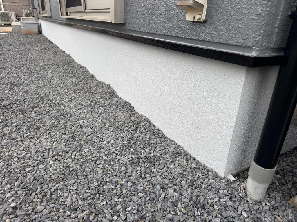 施工完了<br />
基礎塗装が無事完了しました✨綺麗に仕上がり全体が引き締まりましたね(^▽^)/