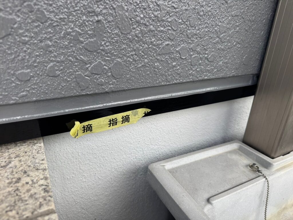 完了検査<br />
（最後に細かく検査を行い、手直しを行いました。）
