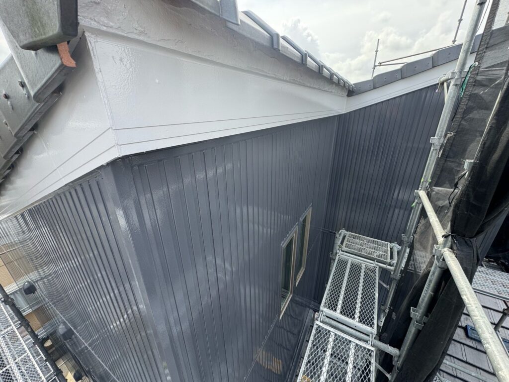 施工完了：外壁