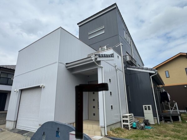 【ガルバリウム外壁】阿見町　O様邸　外壁塗装リフォーム工事