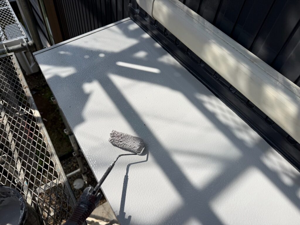 霧除け：上塗り<br />
